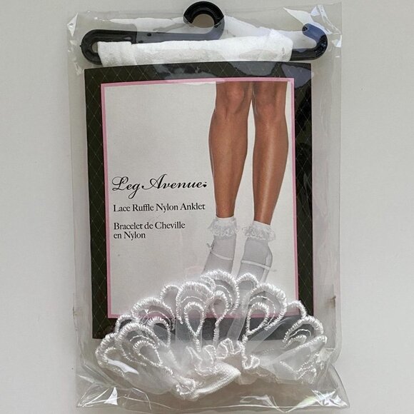 LACE Ruffle Nylon Anklet - Picture 2 of 3